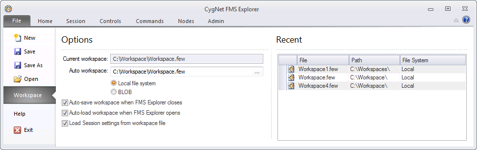 Managing Workspaces